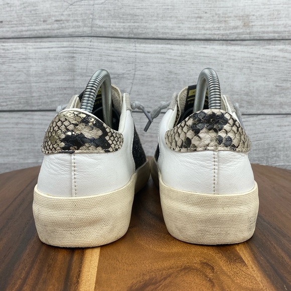 Vintage Havana Bonnie White Snake Multi Distressed Star Sneaker Women’s Size 8 - Picture 6 of 11